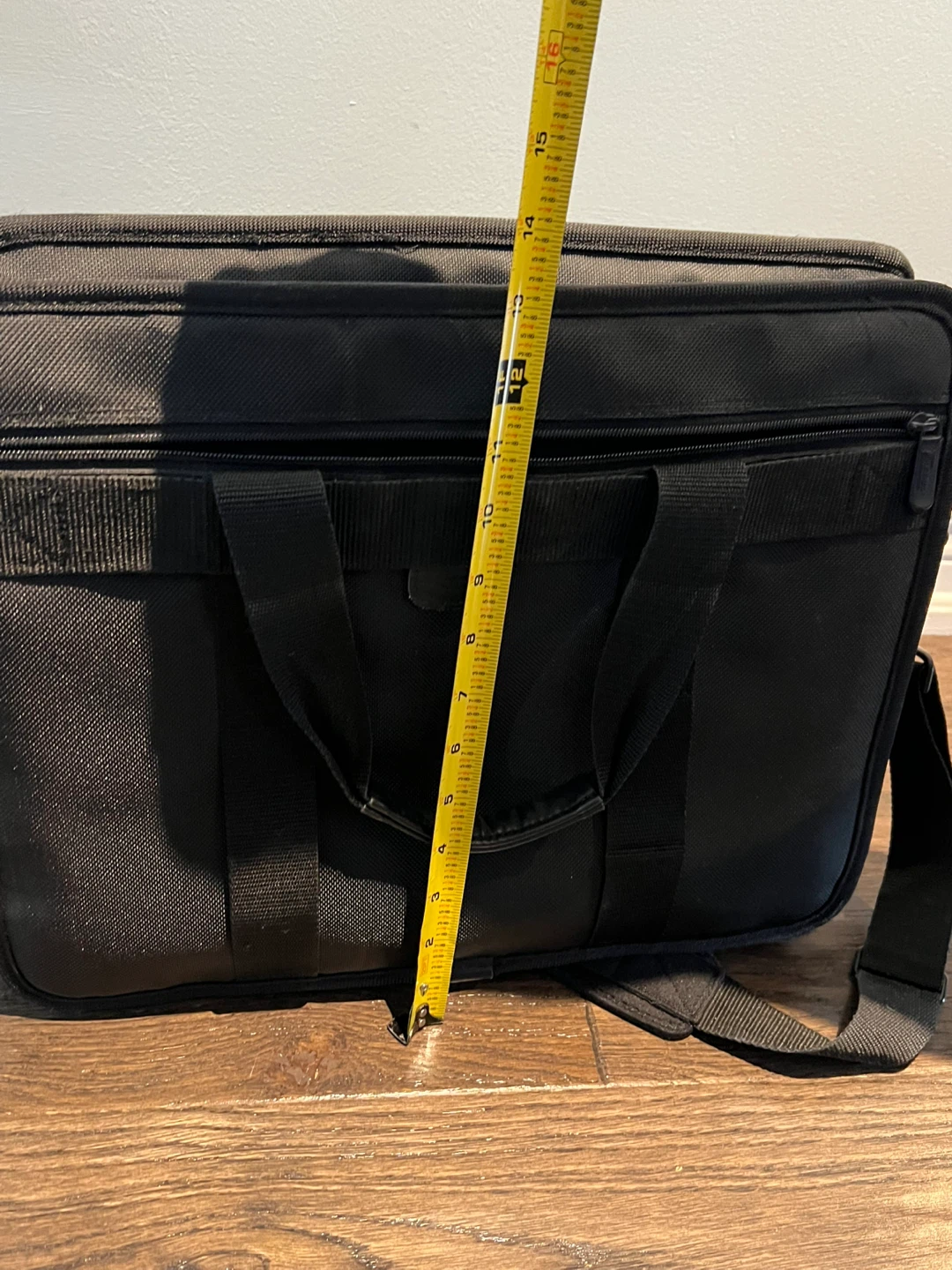 Black Messenger Bag / Laptop Bag - photo 2