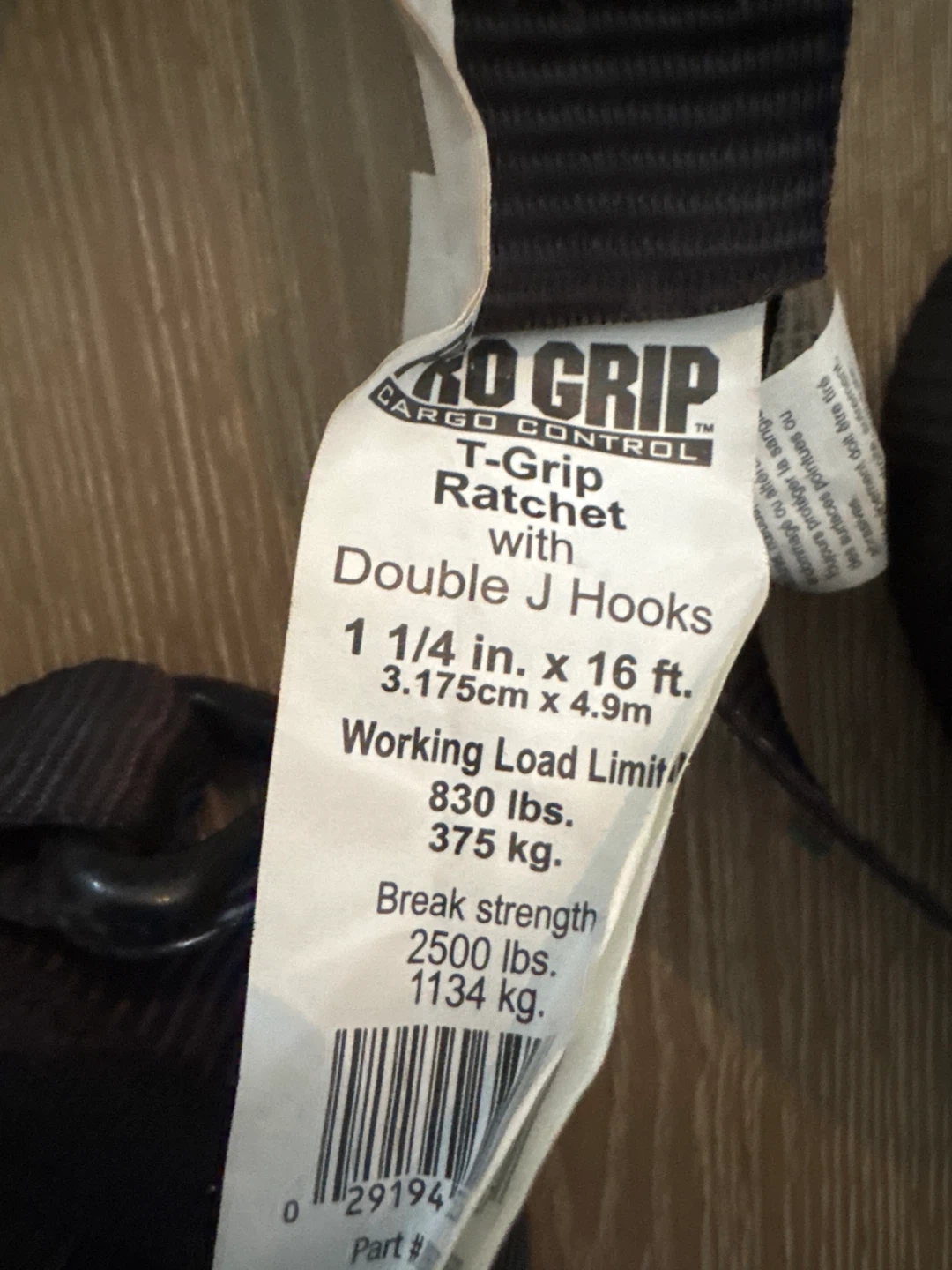 Pro Grip T-Grip Ratchet with Double J Hooks - photo 3