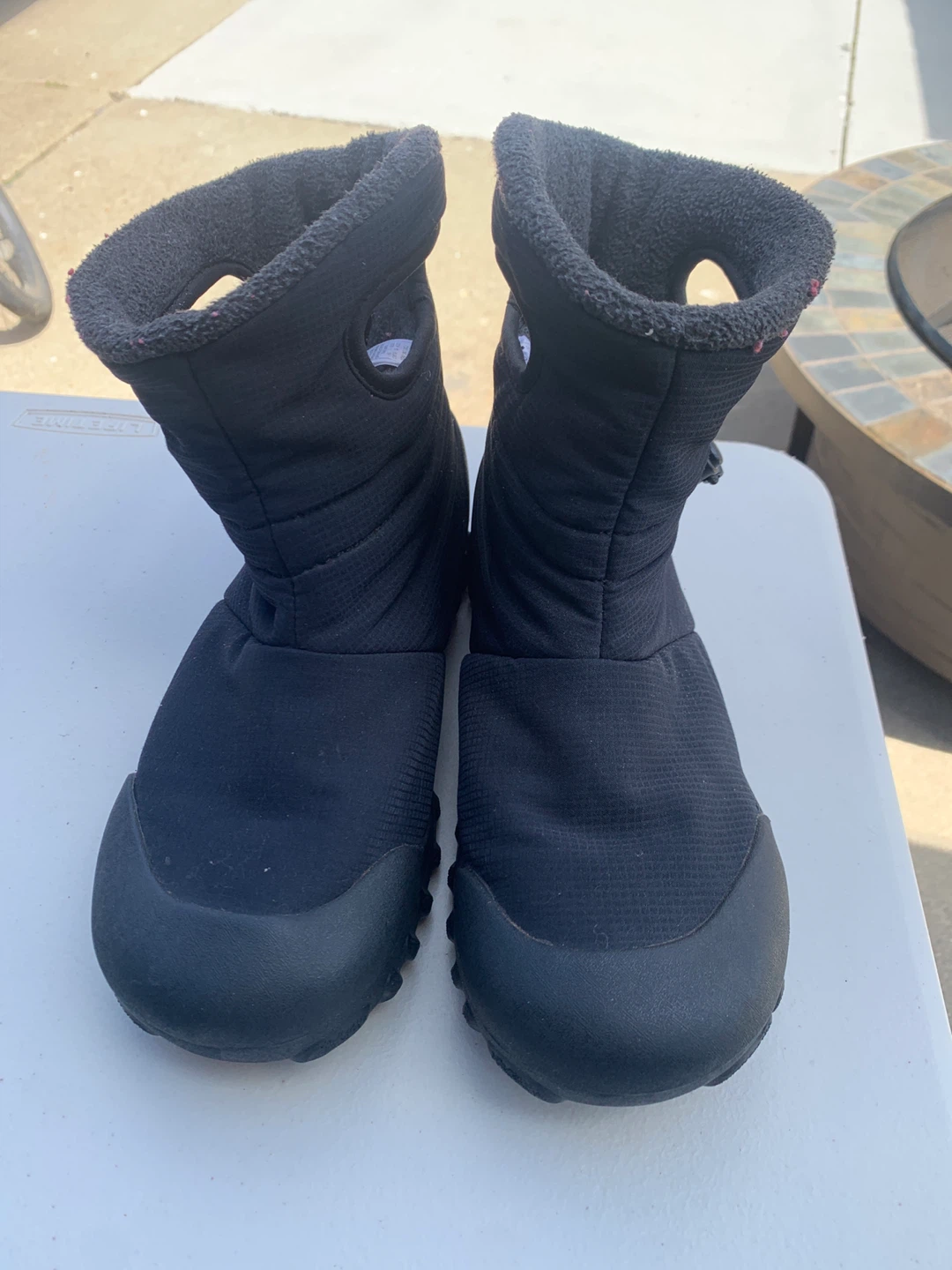 Bogs Youth Insulated Boots Black Size 6 US / 39 Euro
