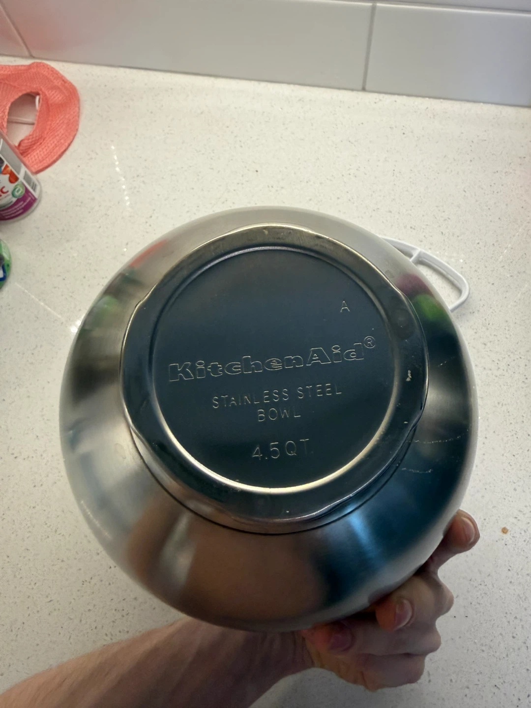 KitchenAid 4.5 QT Stainless Steel Bowl with attachments - photo 4