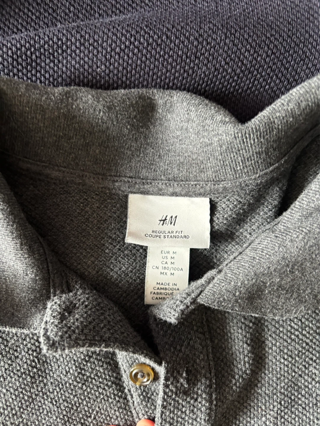 🌱H&M Men's Polo Shirts - Size Medium (2-Pack) - photo 2
