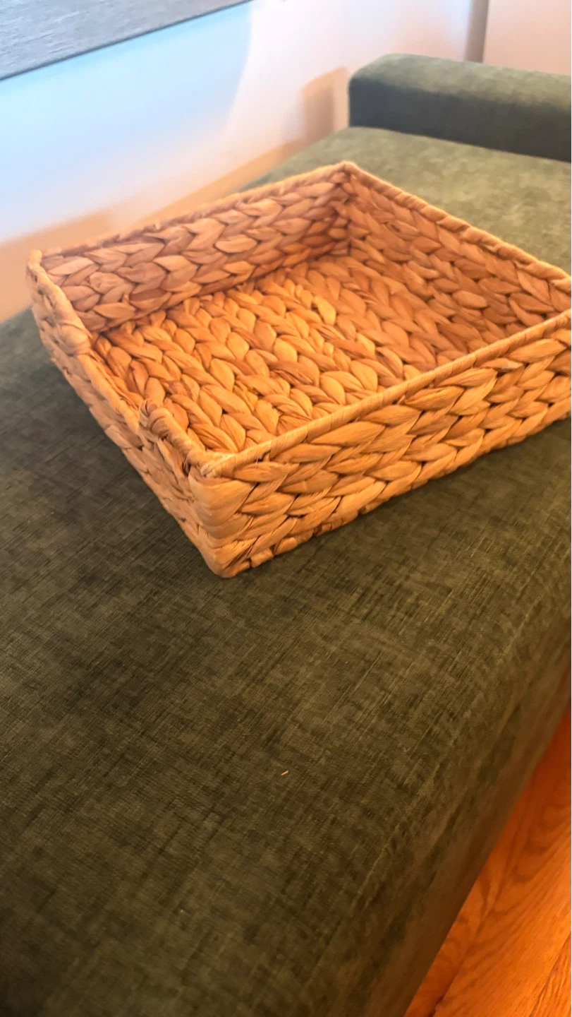 Natural Twist Water Hyacinth Storage Basket - photo 4