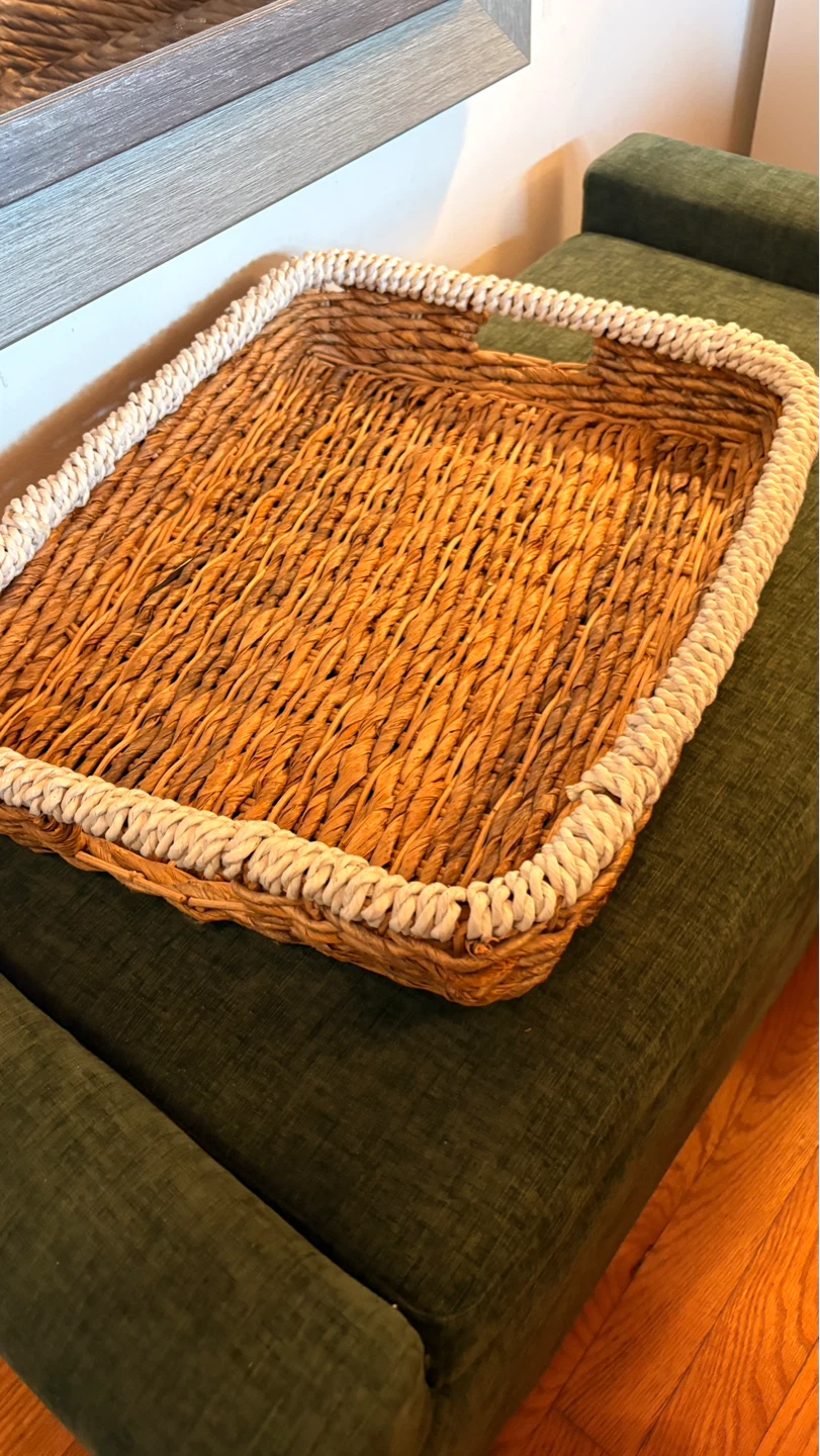 Natural Twist Water Hyacinth Storage Basket - photo 3