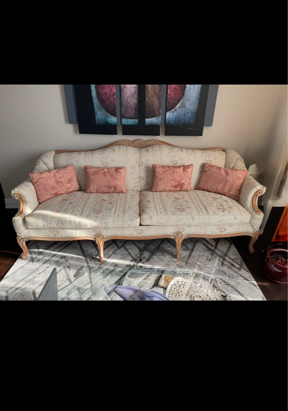 Victorian style couch