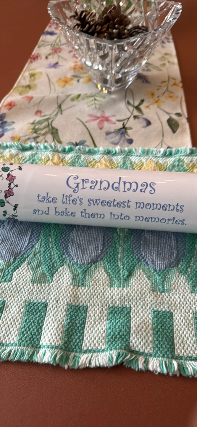 Mothers Day! Grandma's Rolling Pin with Floral Design - photo 2