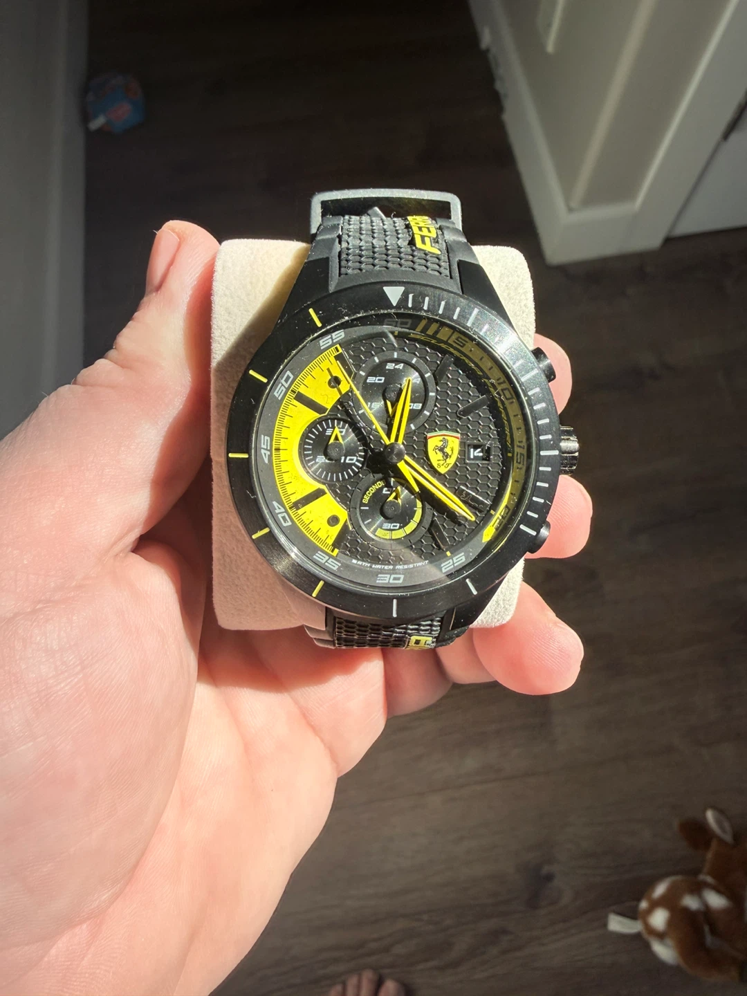 Ferrari Chronograph Watch - Black and Yellow