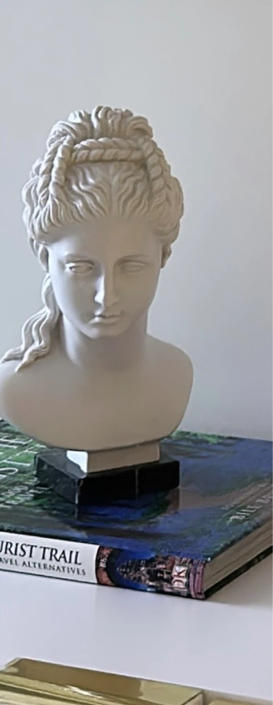 White Stone/Marble Bust Sculpture Set - photo 4