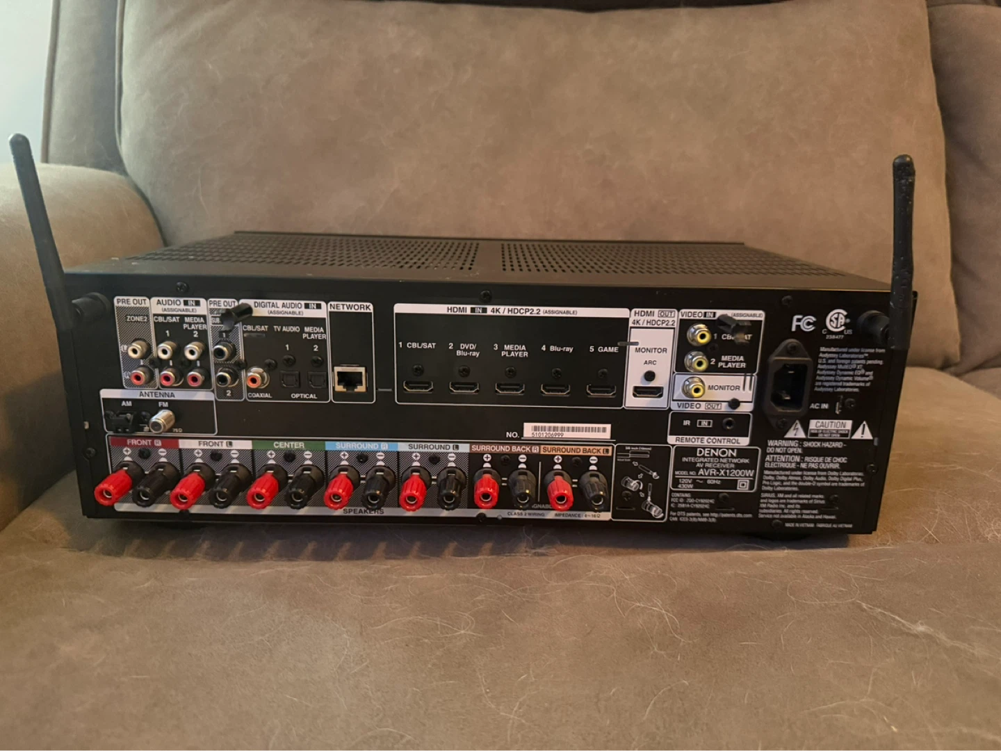 Denon IN Command Series AVR-X1200W - photo 3