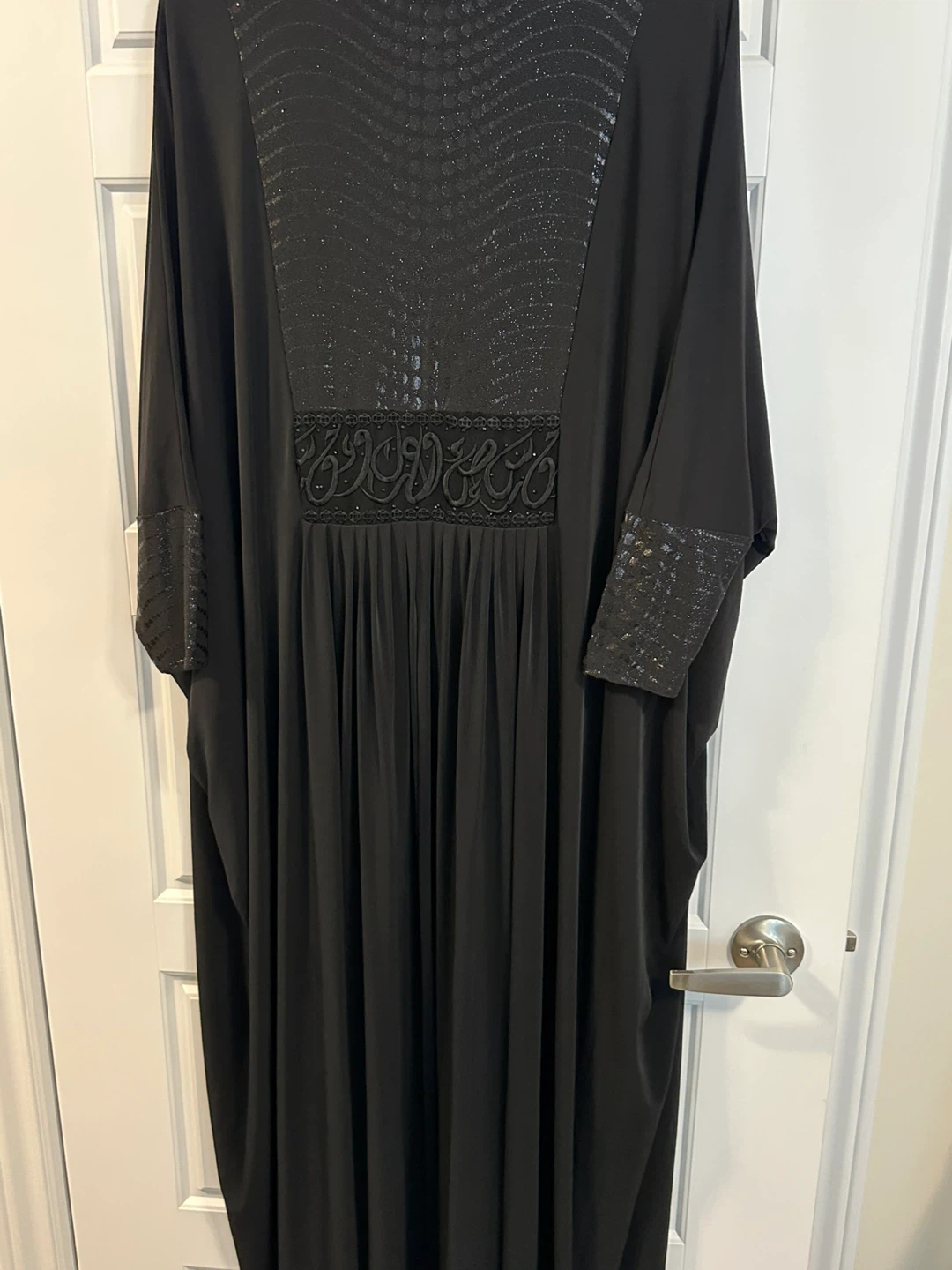 Black Embellished Abaya