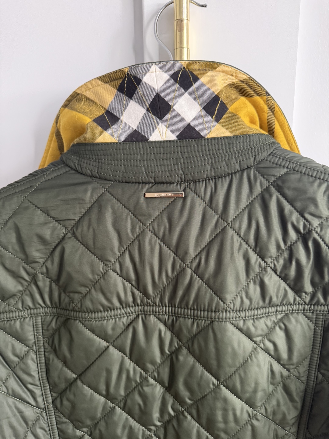 Burberry Quilted Jacket - Olive Green - photo 3