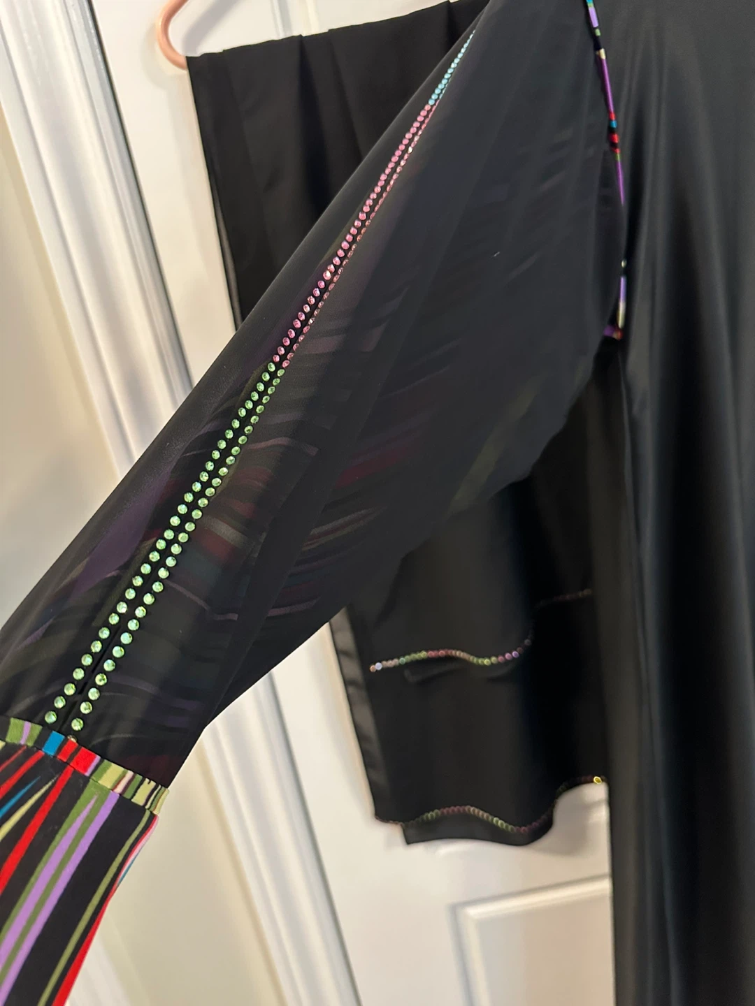Abayan Al Momaiyzah Black Abaya with Scarf Size 54 - photo 2