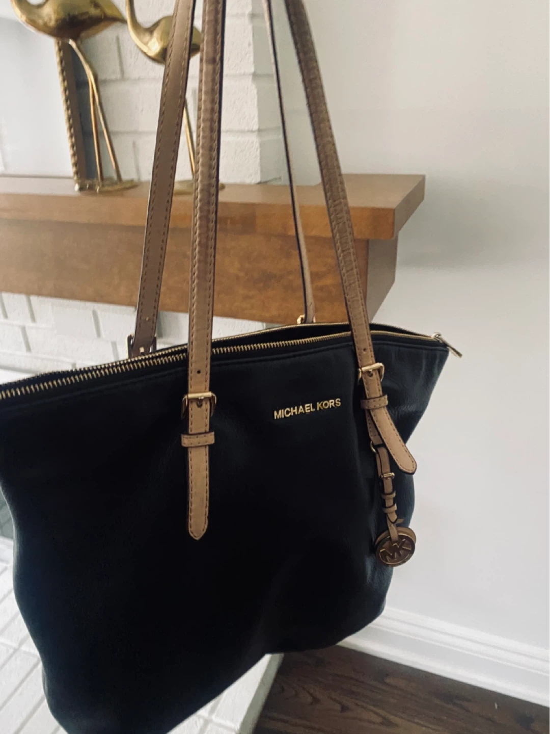 Michael Kors Black Leather Tote Bag - photo 2