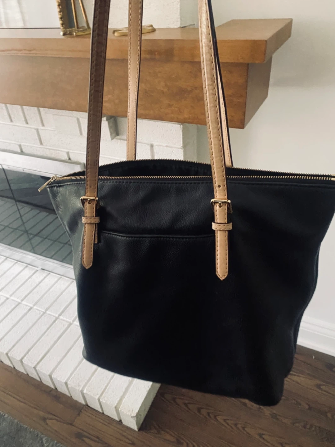 Michael Kors Black Leather Tote Bag - photo 3