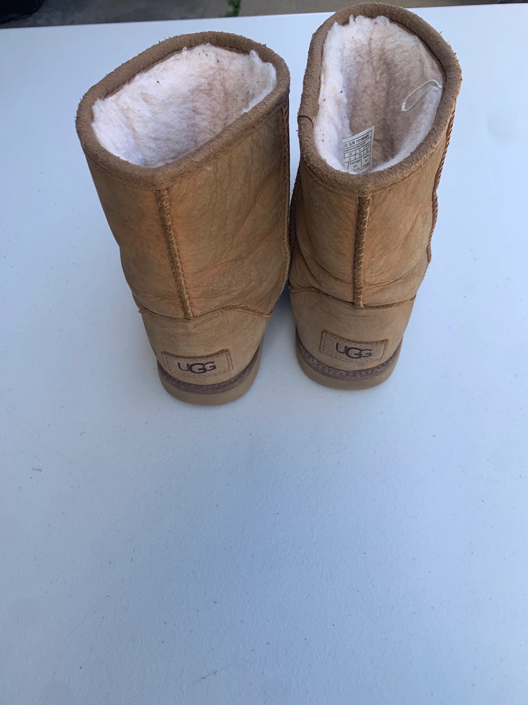 UGG Boots - Tan Suede & Shearling Lined