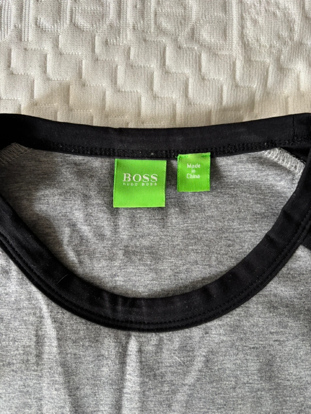 HUGO BOSS Grey XXL Baseball T-Shirt - photo 3