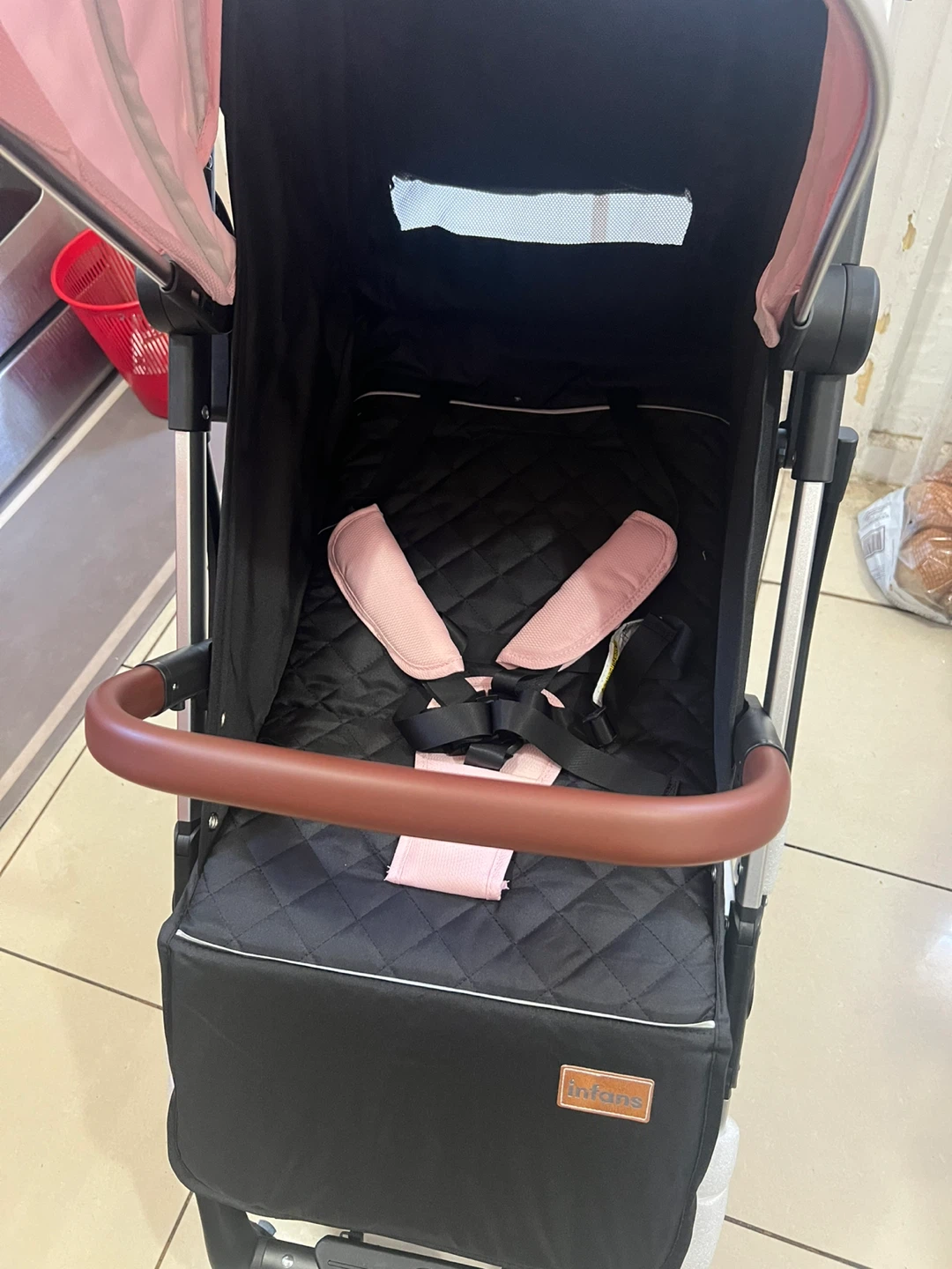 Pink and Black Stroller - photo 2