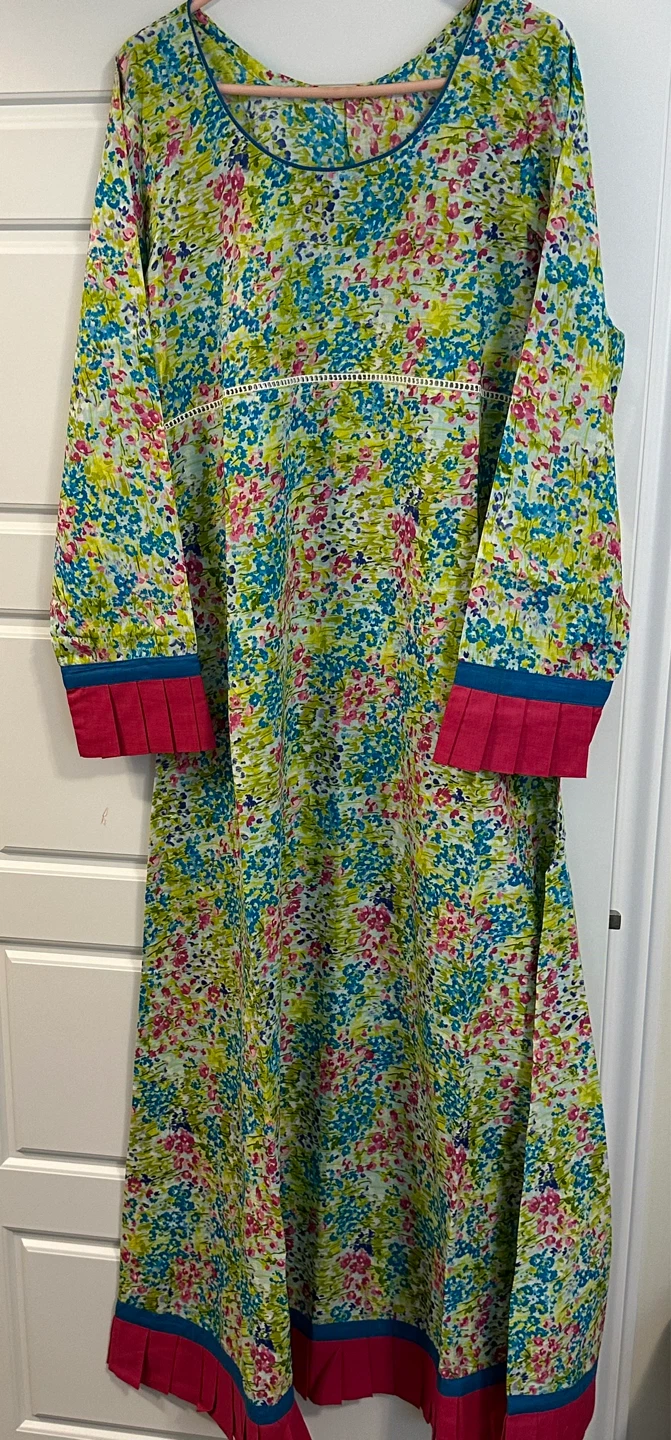 Women's Floral Print Long Sleeve Dress 🌱