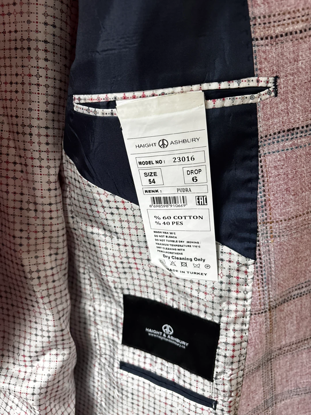 Haight & Ashbury Plaid Blazer - Size 54 - photo 4