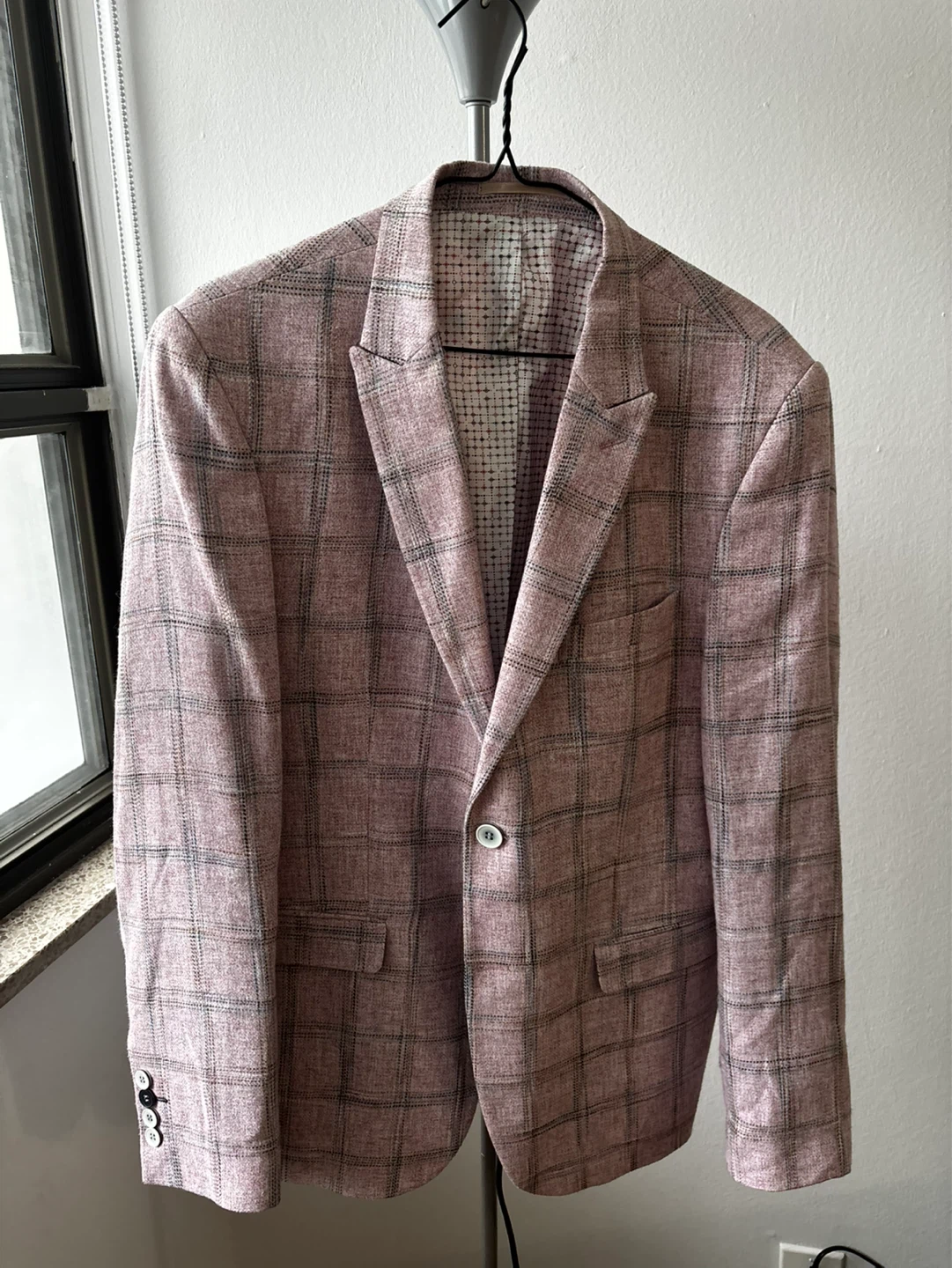 Haight & Ashbury Plaid Blazer - Size 54