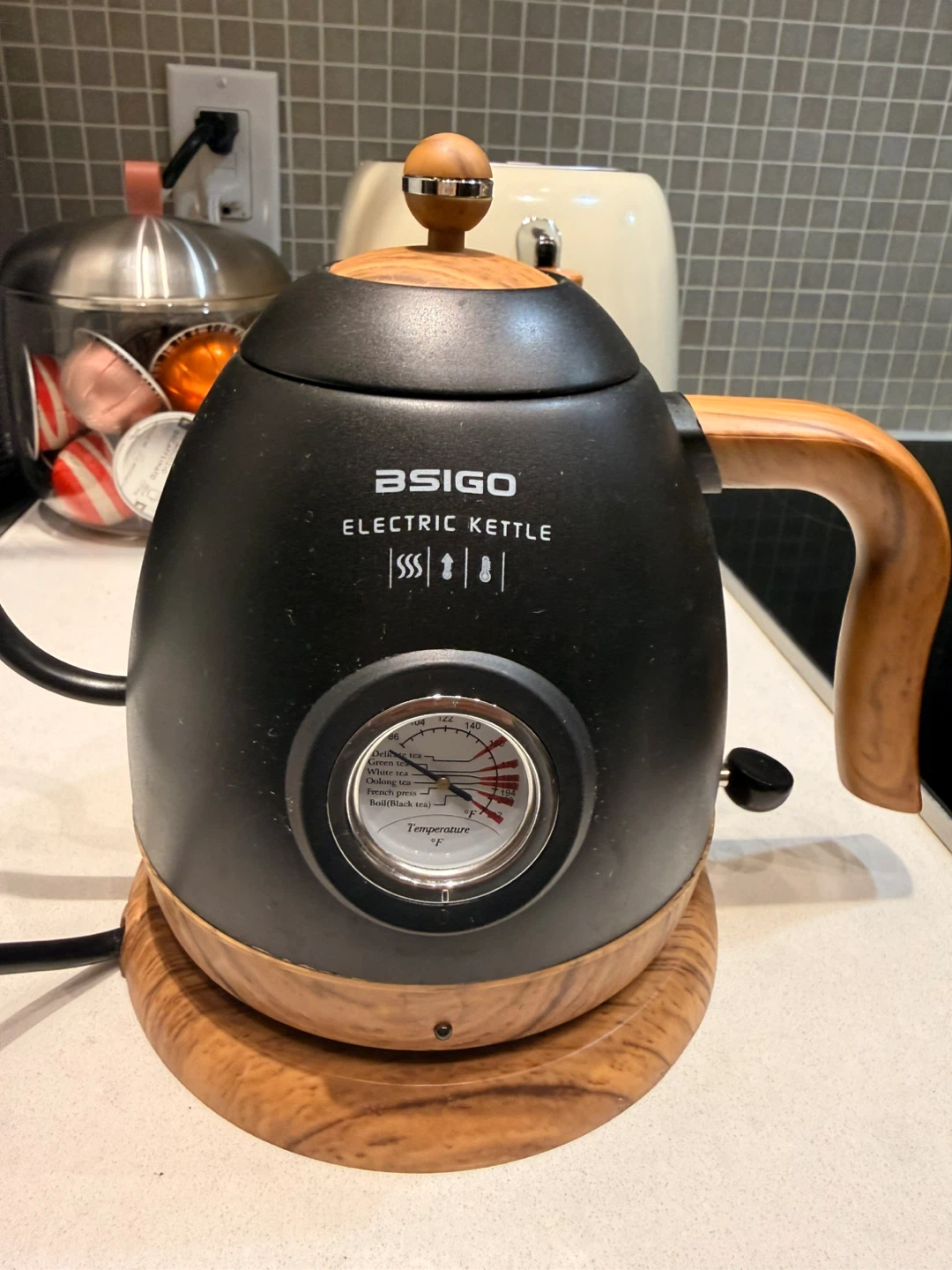 BSIGO Electric Kettle with Temperature Gauge - photo 2