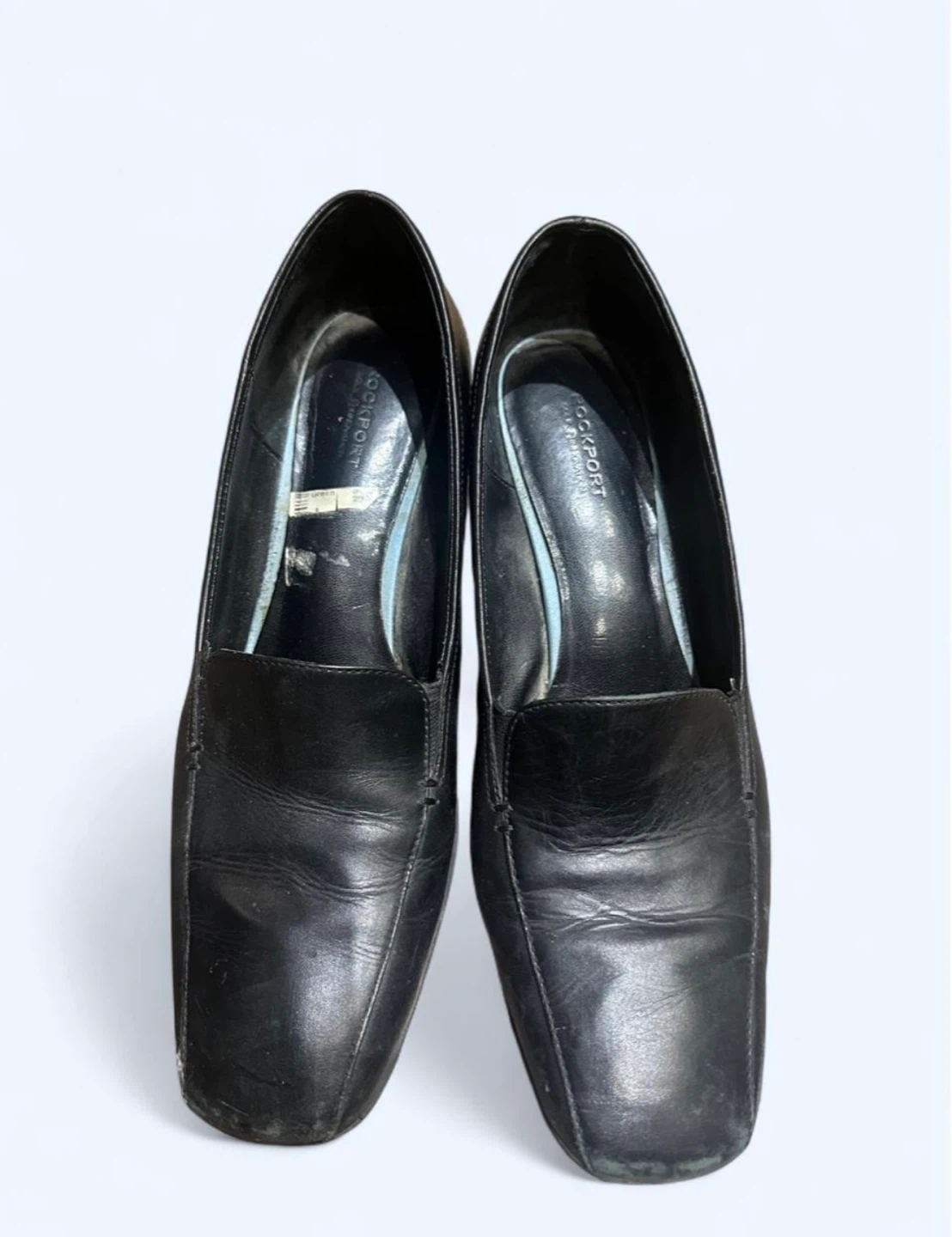 Size 10 - Vintage Rockport Leather Loafer Heels - photo 2