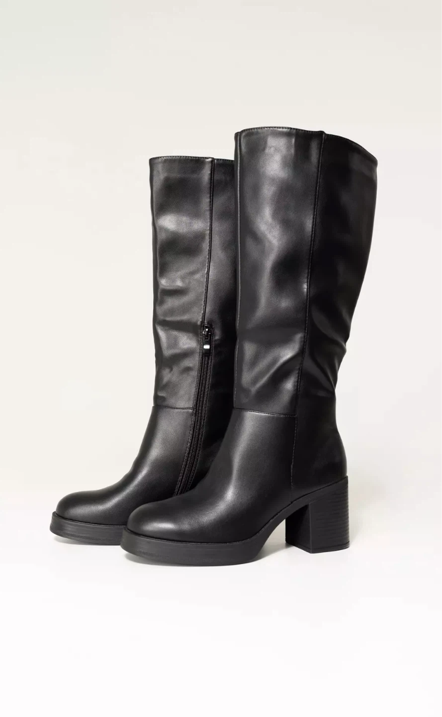 Black Knee-High Boots