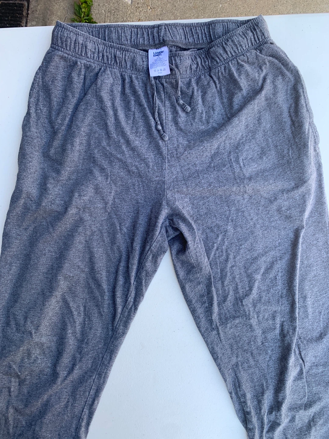 Lands' End Gray Sweatpants