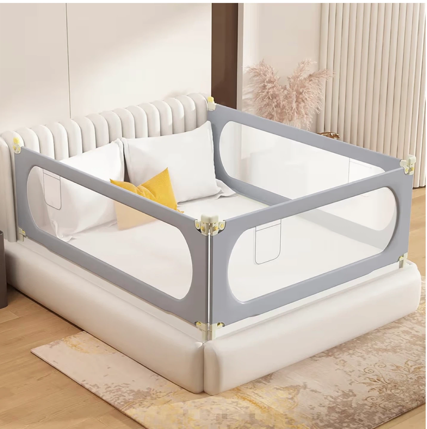 EAQ 3 Pack Baby Guard Bed Rails for Toddlers - photo 2