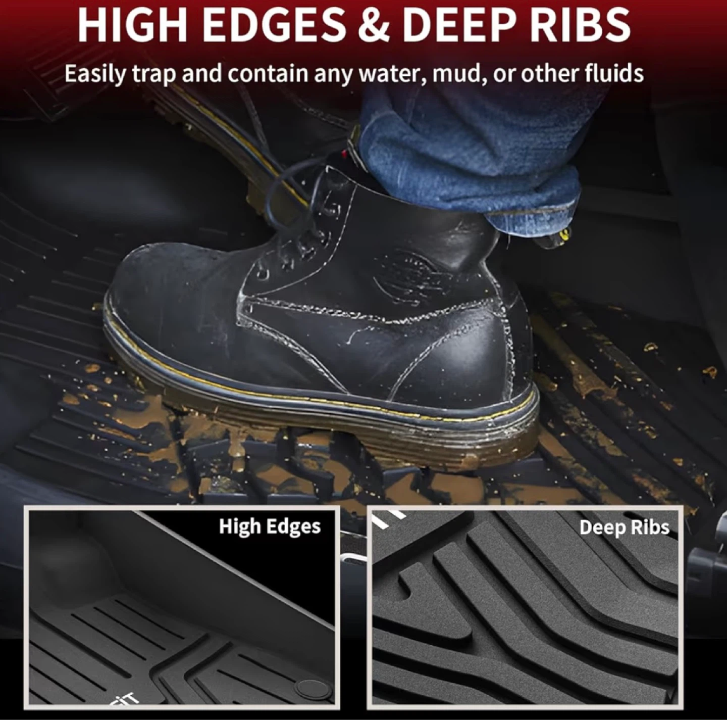 Floor Mats for Honda CRVHybrid2023-2026 Full Set - photo 3