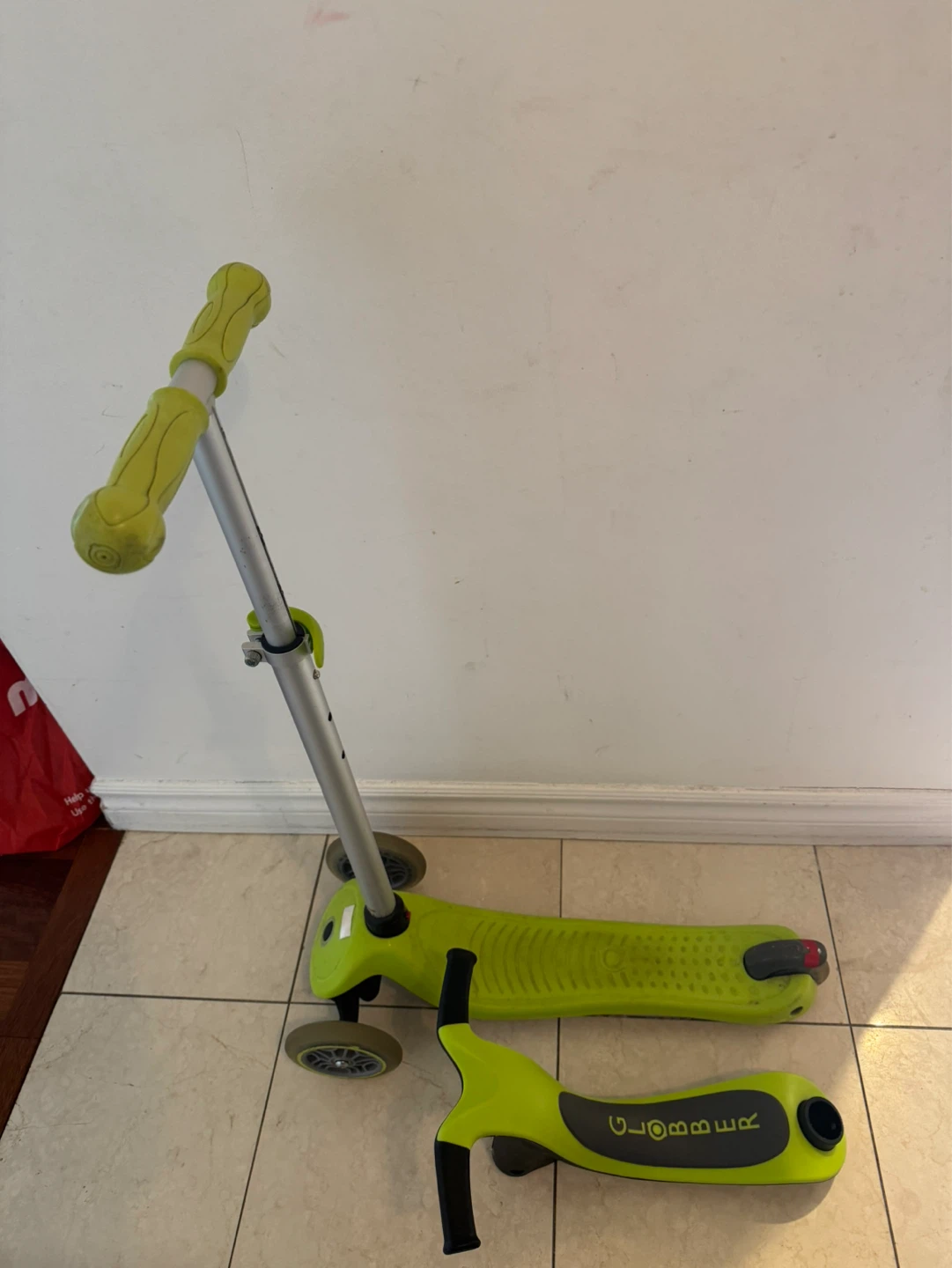 Globber 3-Wheel Scooter - Lime Green - photo 3