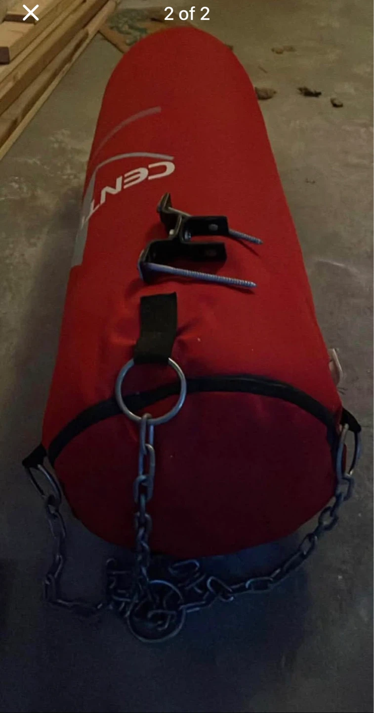 Century Red Punching Bag with Chain - photo 2