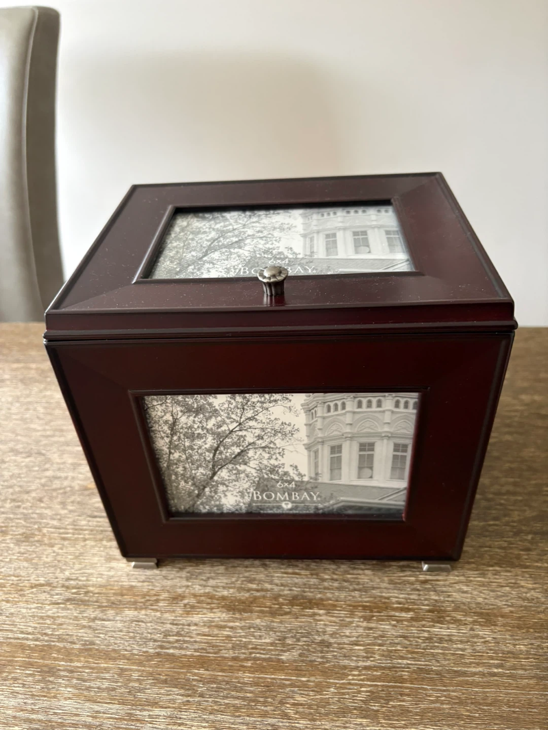 Bombay Wood Photo Album Box