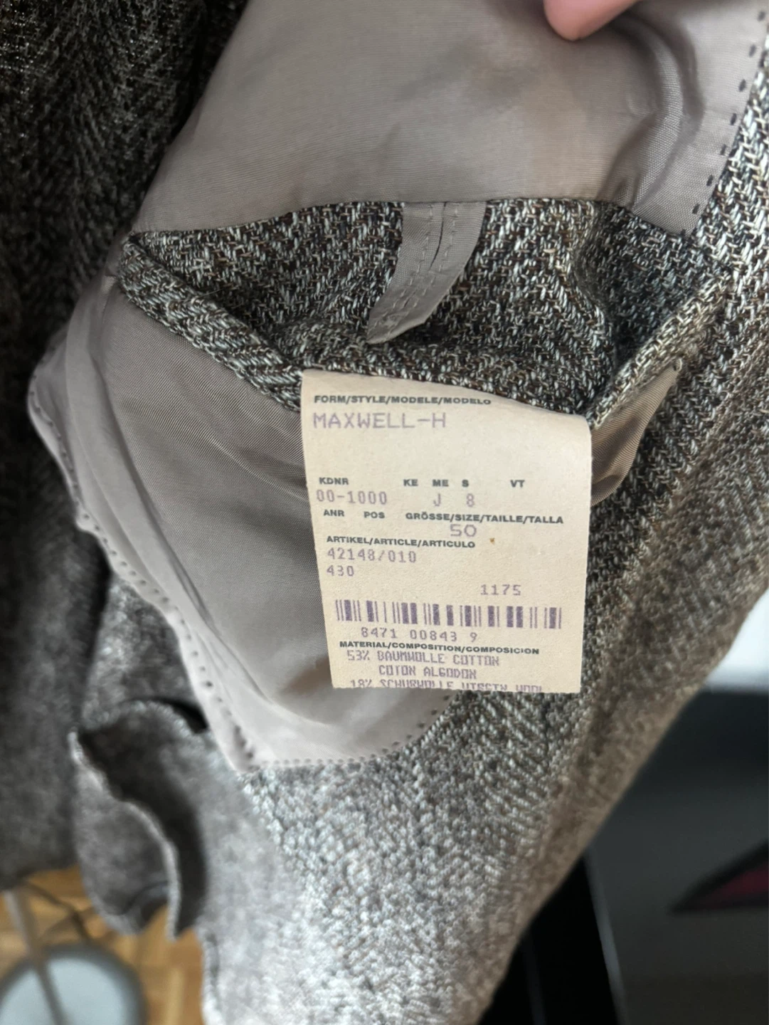 BOSS Hugo Boss Maxwell-H Blazer Size 50 - photo 4
