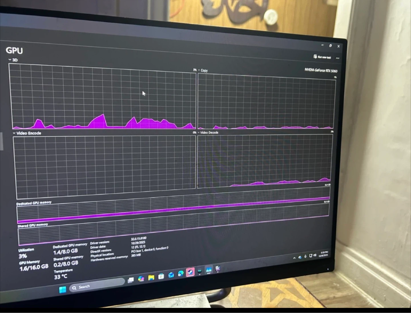 Intel Core i9-11600K CPU and NVIDIA GeForce RTX 5060 GPU - photo 2