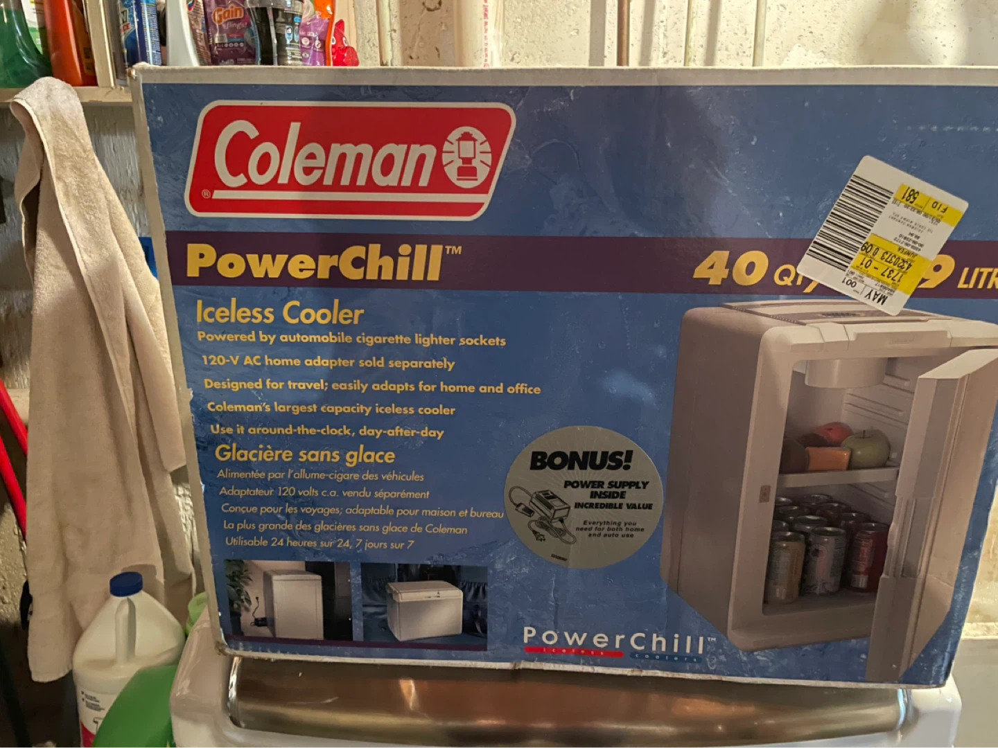 Coleman PowerChill 40 Qt Iceless Cooler with AC Adapter - photo 5