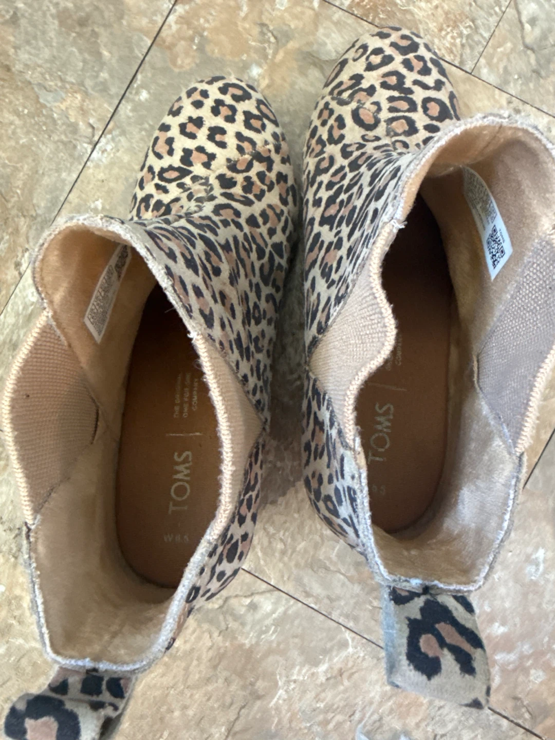 TOMS Leopard Print Ankle Boots - photo 2