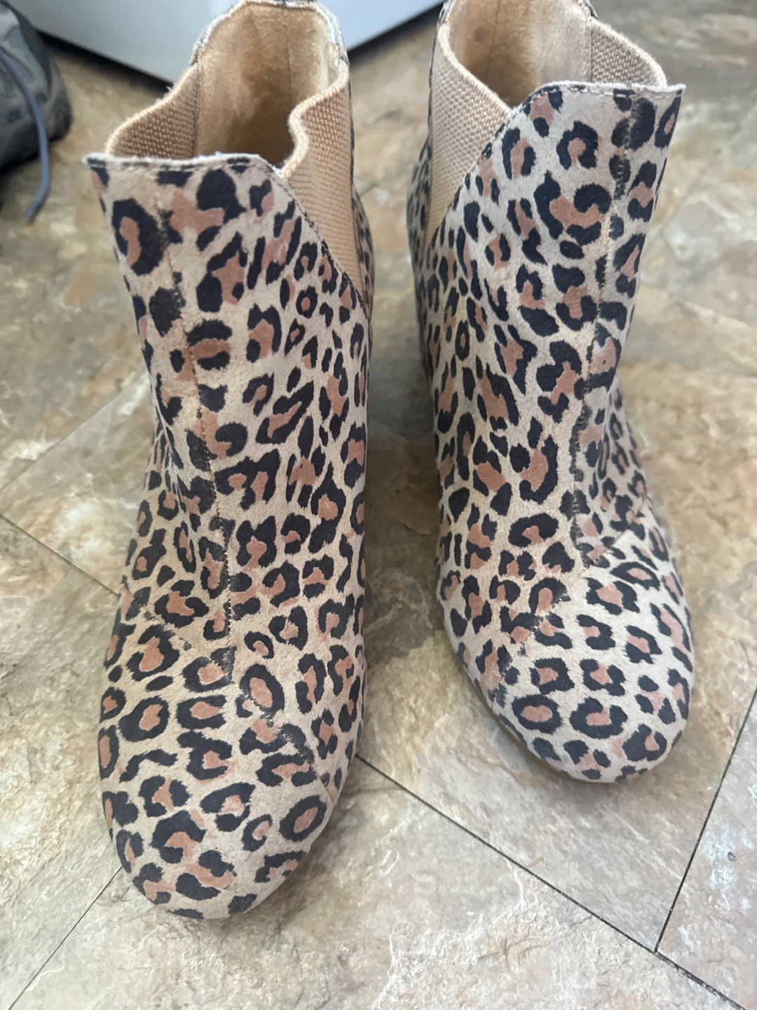TOMS Leopard Print Ankle Boots - photo 3