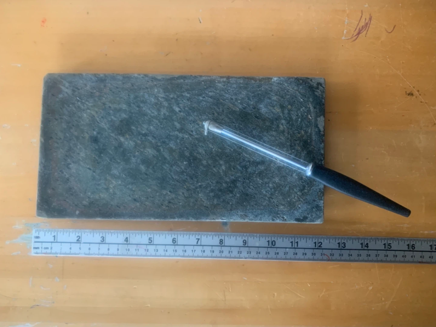 Slate Cheese Board with Wire Slicer - photo 4