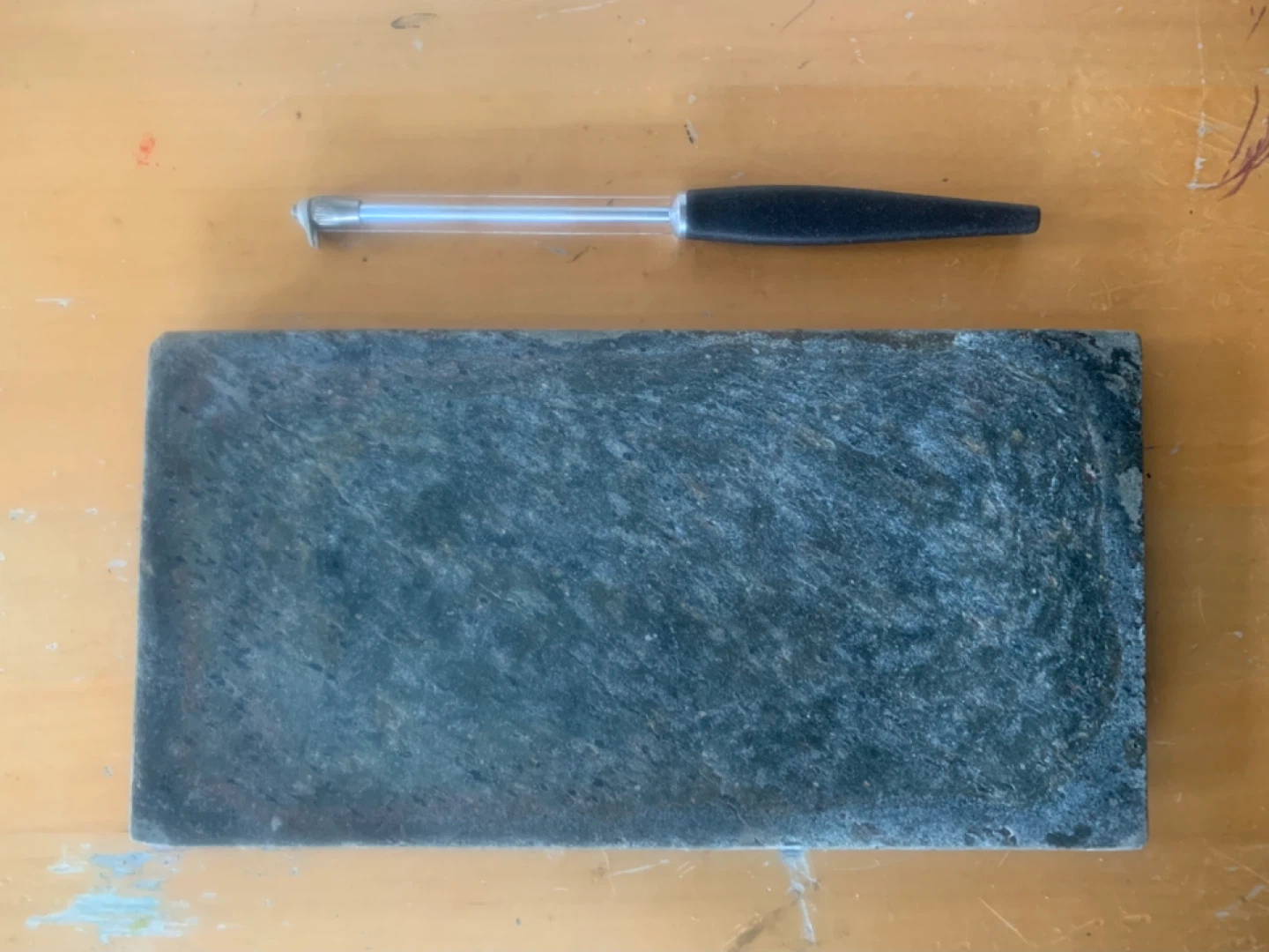 Slate Cheese Board with Wire Slicer - photo 2
