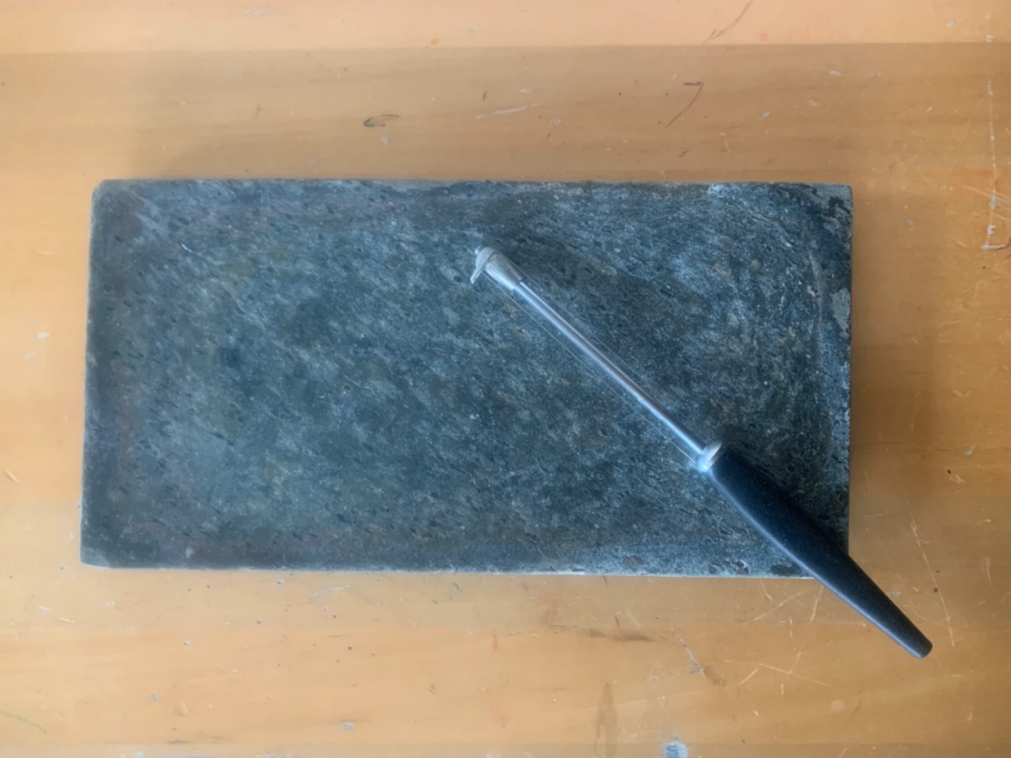Slate Cheese Board with Wire Slicer