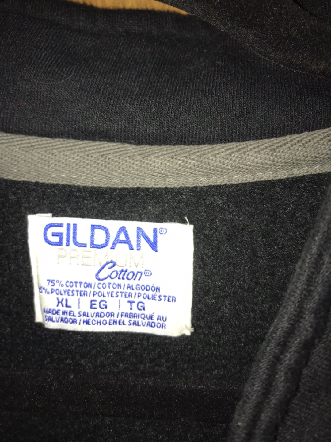 Gildan Premium Fleece Black Full Zip Jacket XL - photo 2