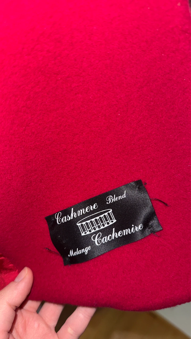 Red Cashmere Blend Coat - photo 4