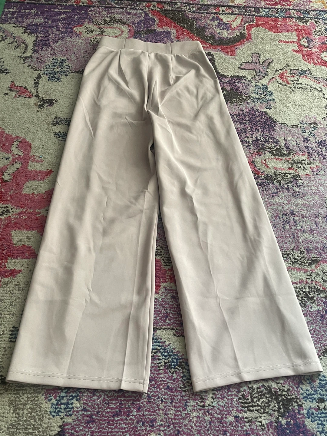 Adidas Women's Wide Leg Pants Size XS Beige - photo 2