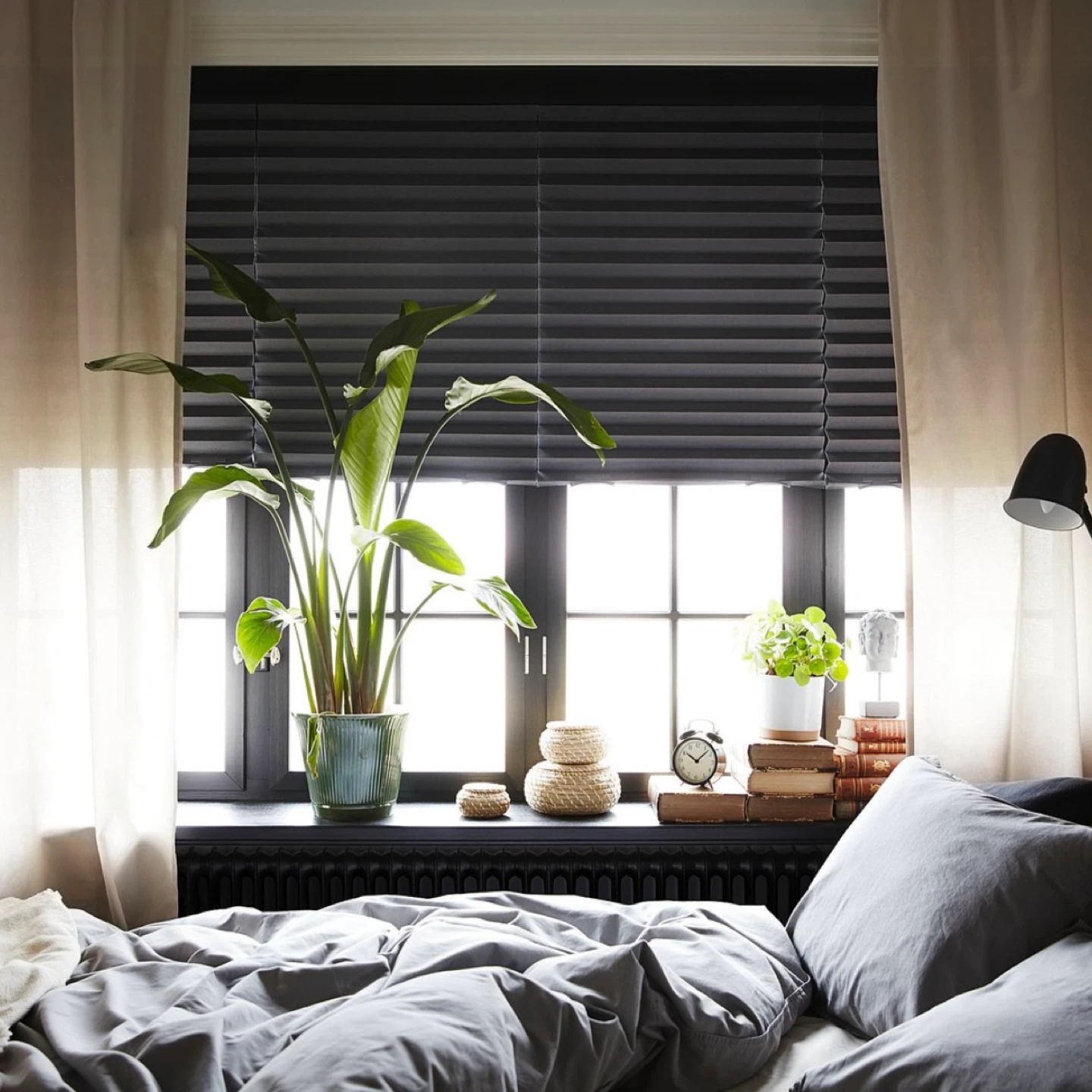 IKEA SCHOTTIS Dark Gray Blackout pleated blind - photo 2