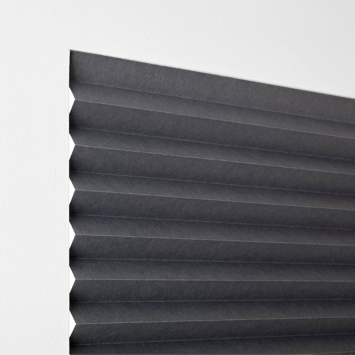 IKEA SCHOTTIS Dark Gray Blackout pleated blind - photo 4