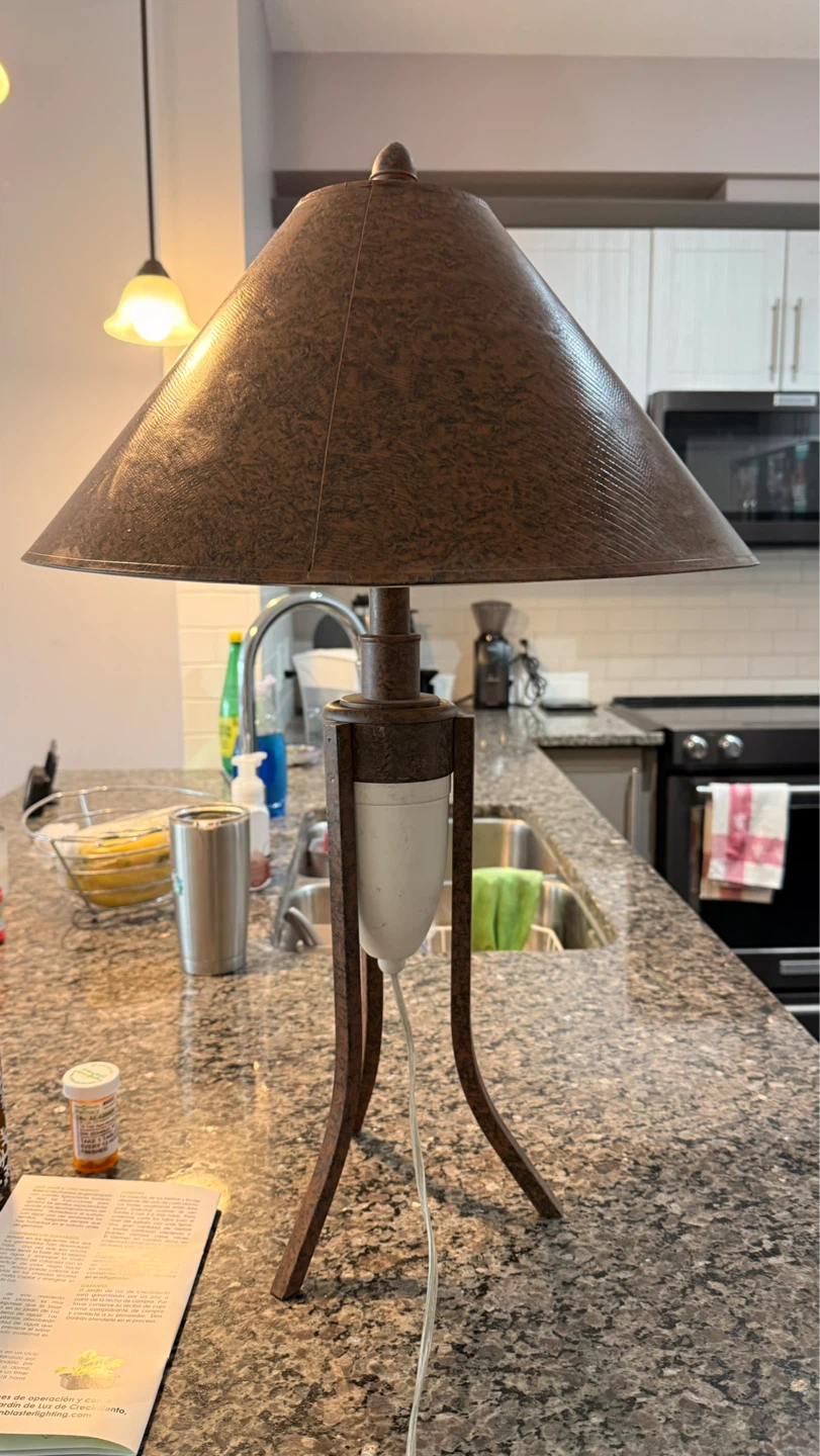 Vintage Metal Table Lamp