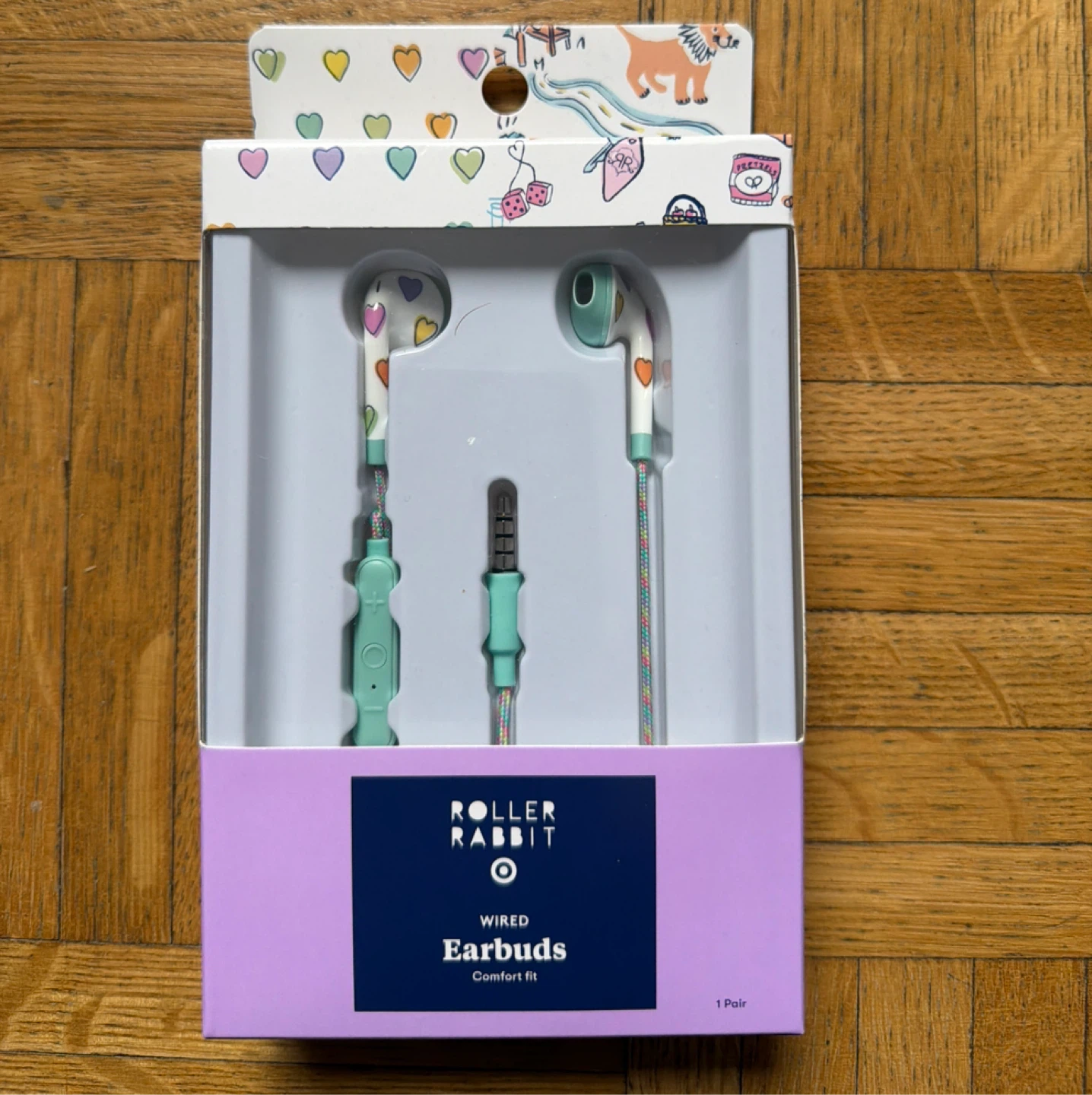 🆕ROLLER RABBIT x Target Wired Earbuds  (NWT) 🌟 - photo 2