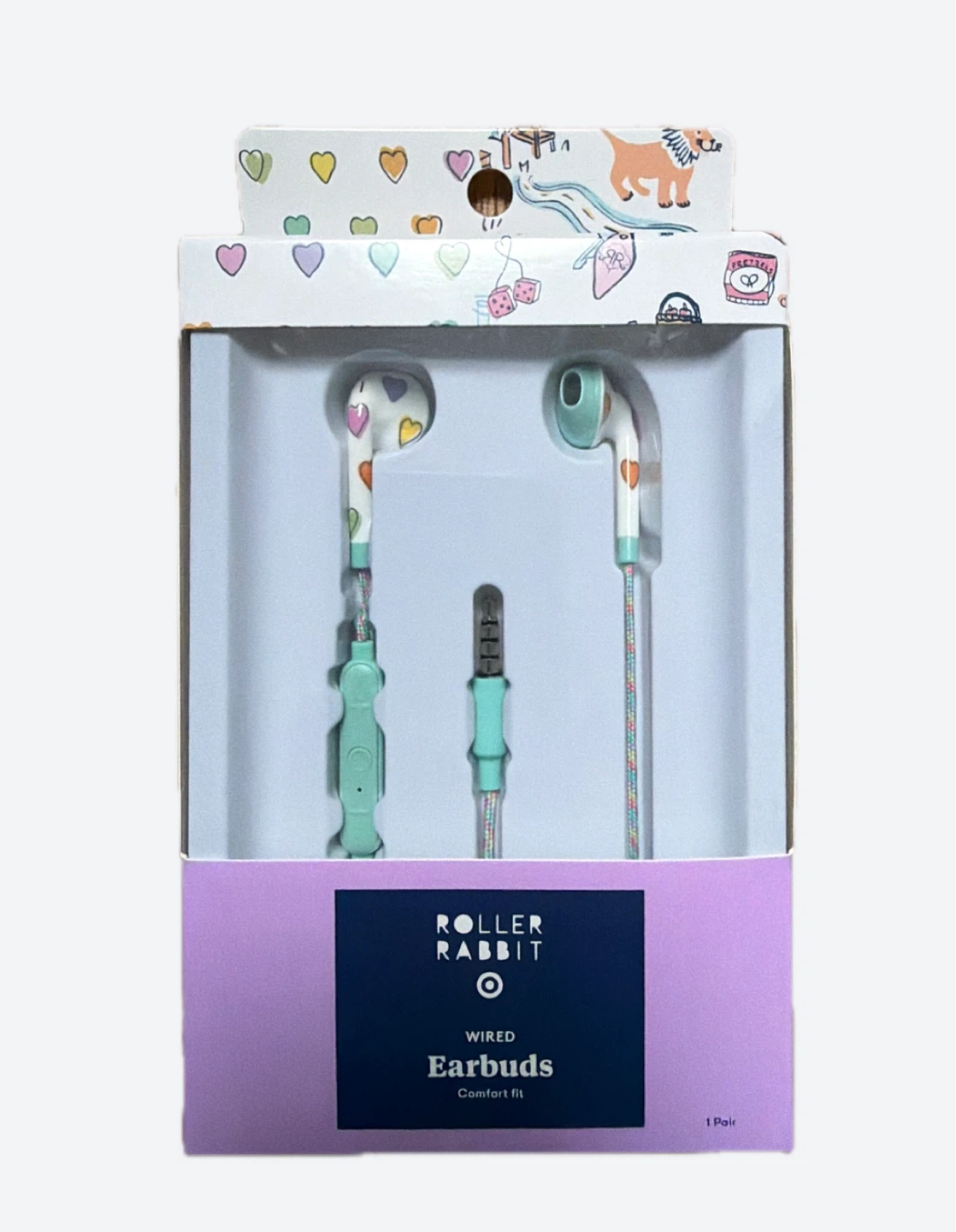 🆕ROLLER RABBIT x Target Wired Earbuds  (NWT) 🌟