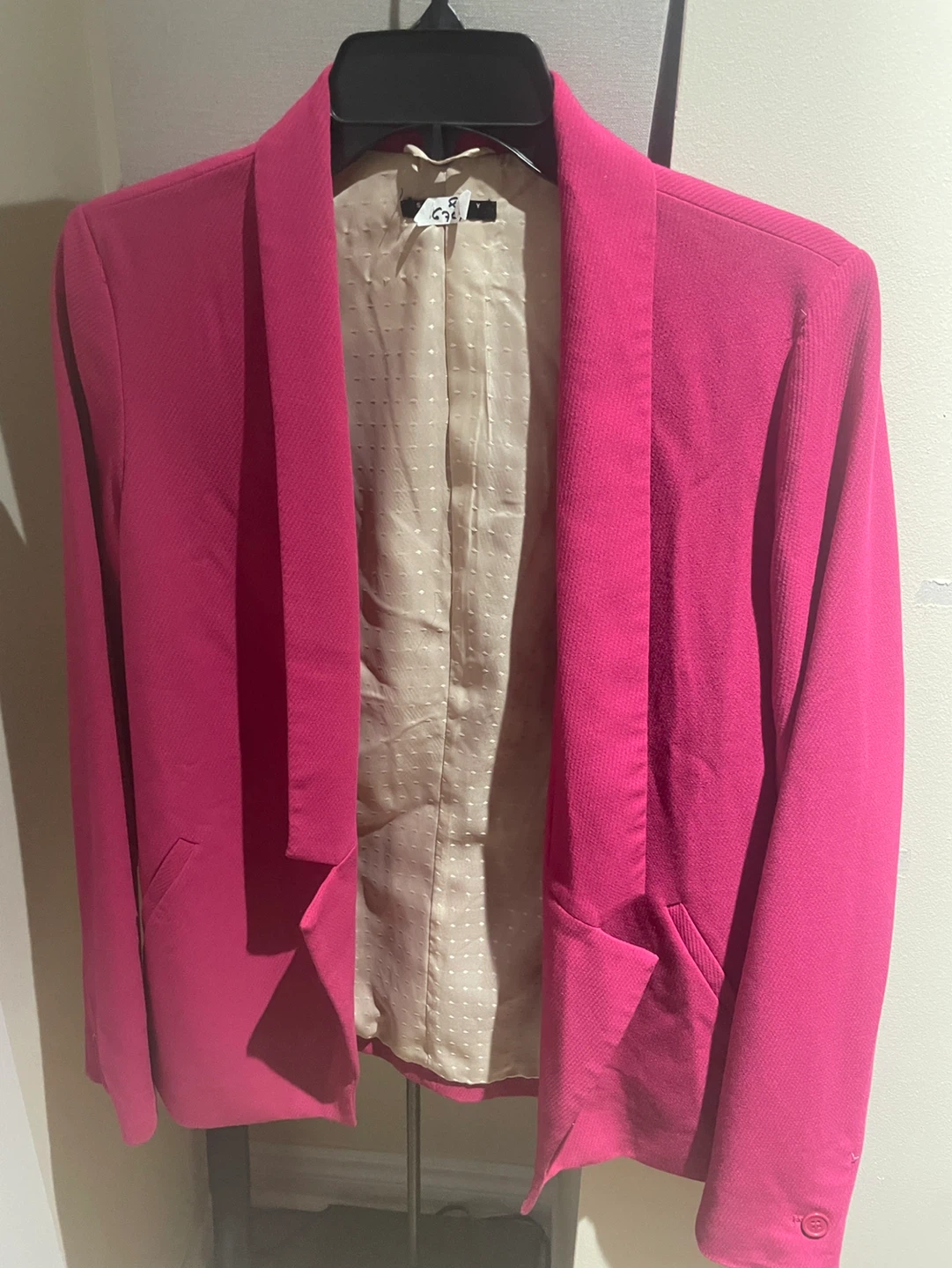 Sisley designer Pink Blazer Size 4 us