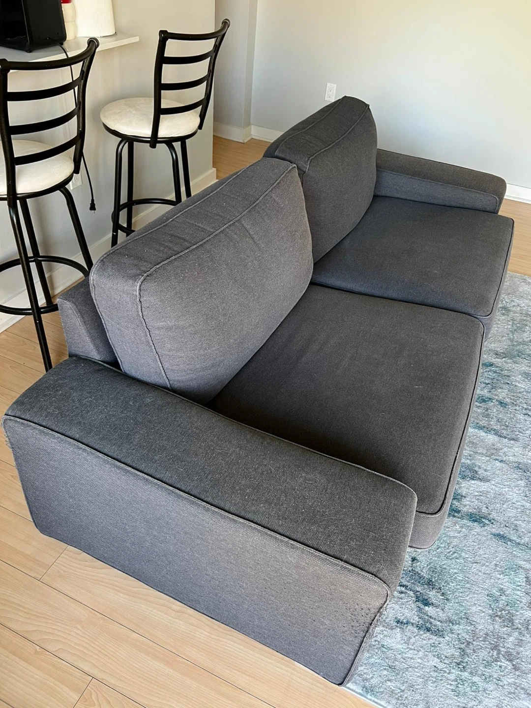 Grey Fabric Sofa Ikea - photo 2